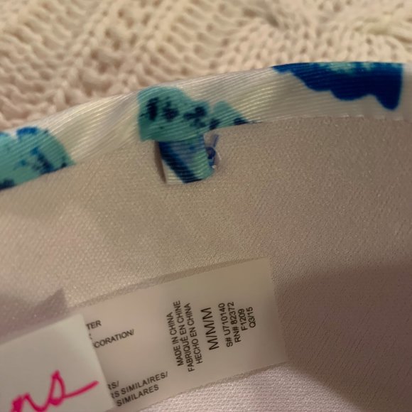 Raisin Blue and White Floral Strapless Bikini - Picture 6 of 6